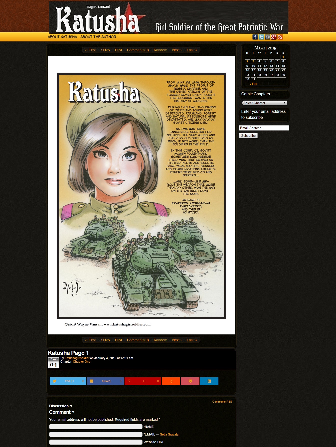 KATUSHA webcomic screenshot